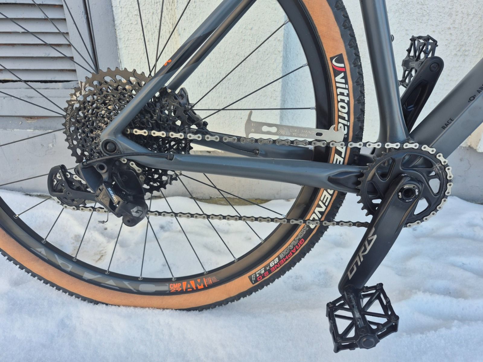 Карбоновый велосипед CUBE RACE 1/12 SRAM GX, рама L, Deore XT. .