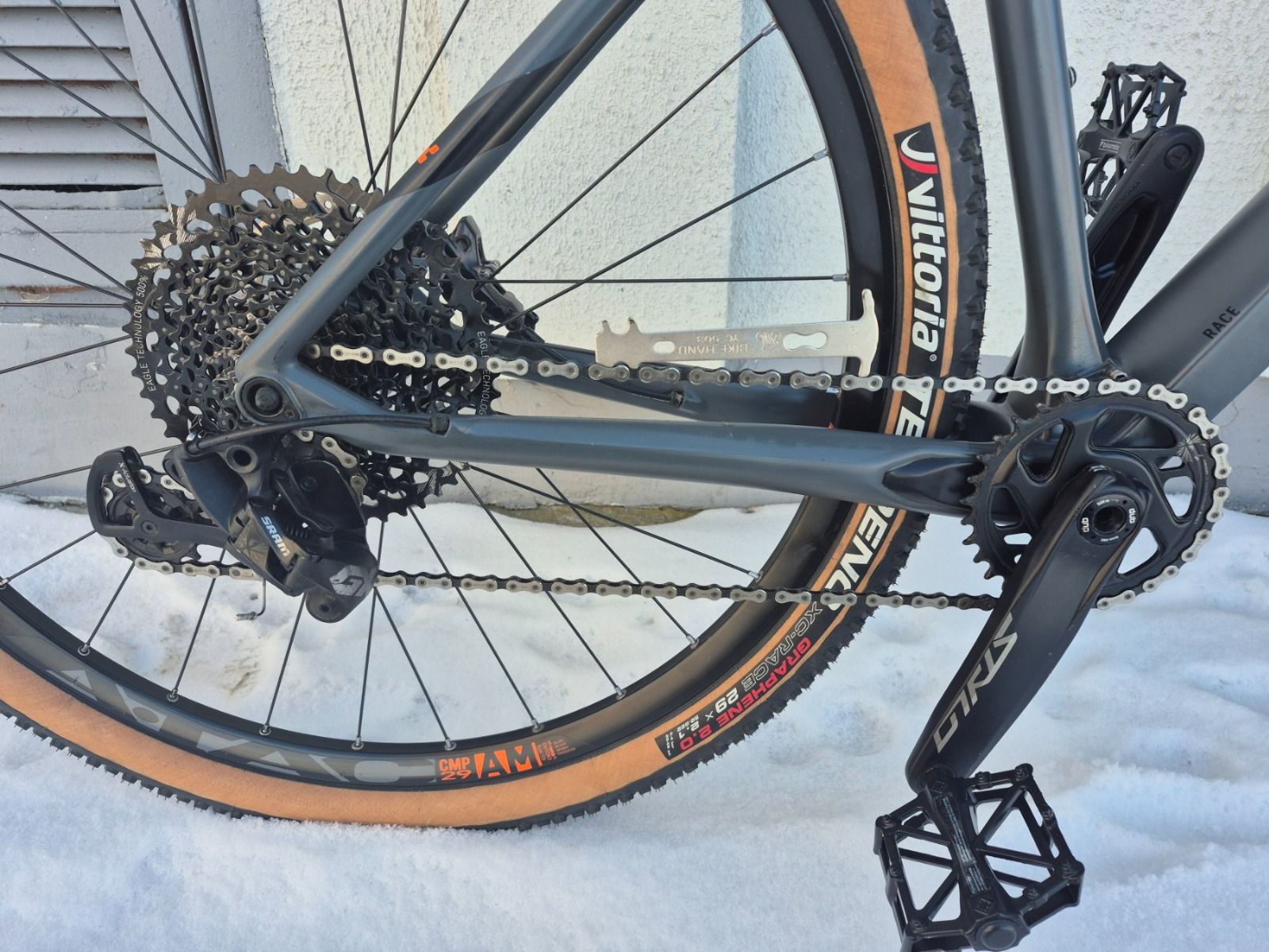 Карбоновый велосипед CUBE RACE 1/12 SRAM GX, рама L, Deore XT. .