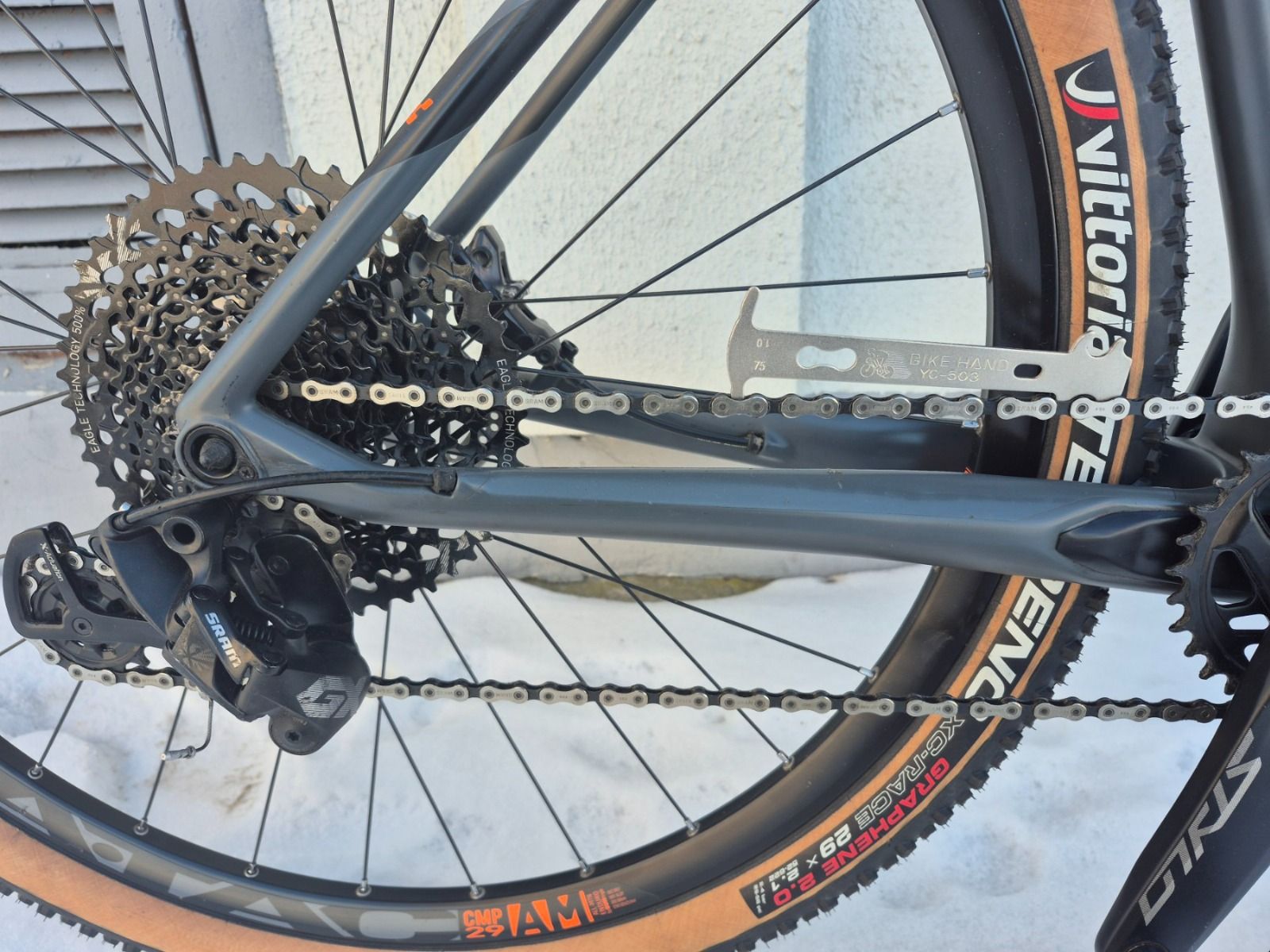 Карбоновый велосипед CUBE RACE 1/12 SRAM GX, рама L, Deore XT. .