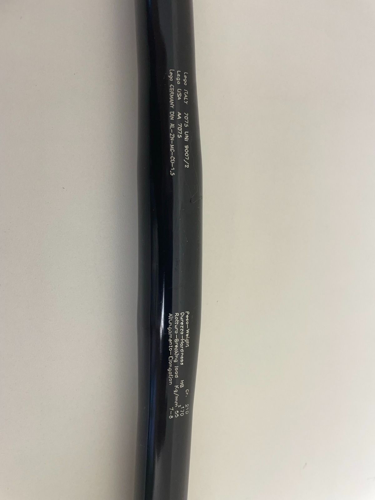 Руль алюминиевый с рогами ITM Италия (220гр)