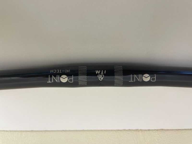 Руль алюминиевый с рогами ITM Италия (220гр)