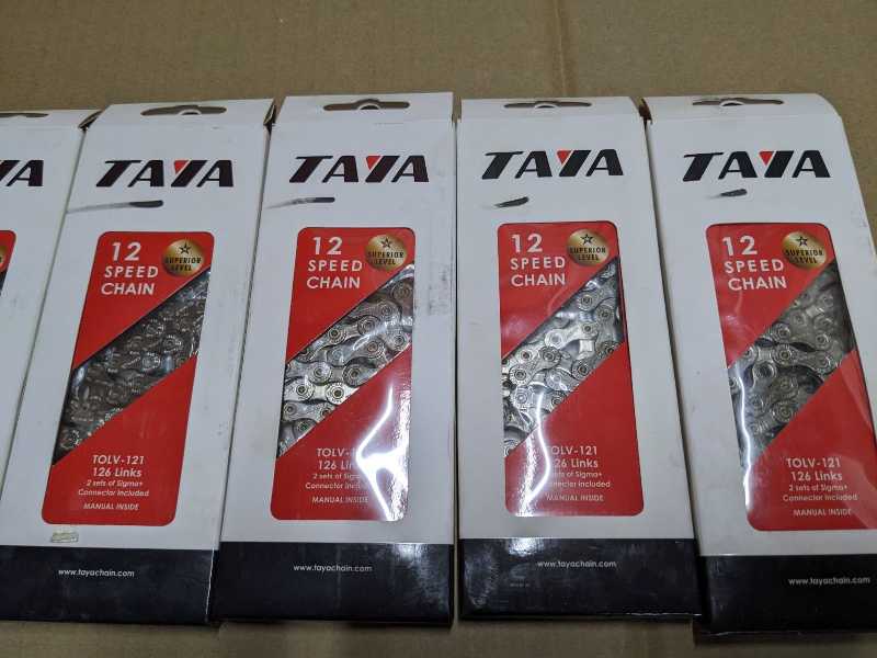 Новые цепи taya 12s с заводским браком