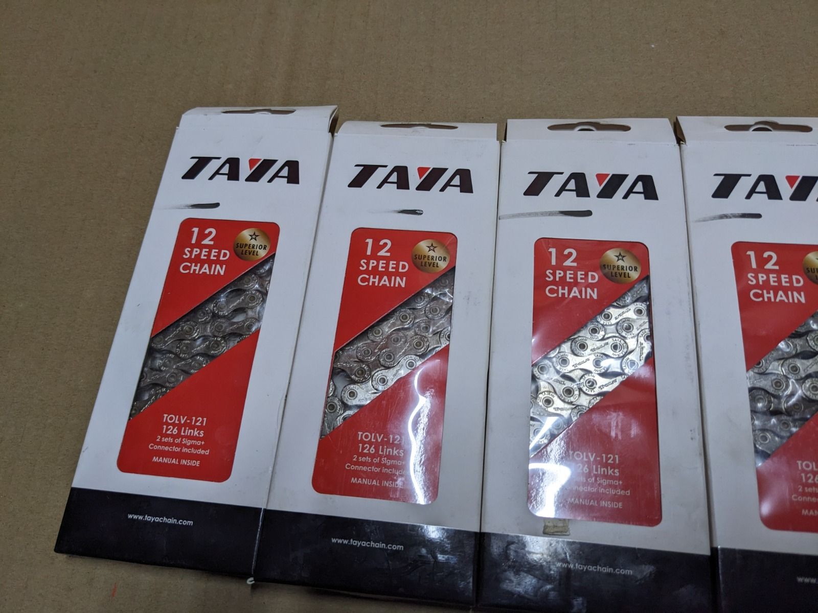 Новые цепи taya 12s с заводским браком