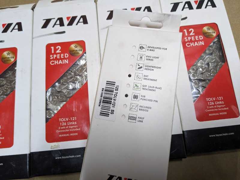 Новые цепи taya 12s с заводским браком