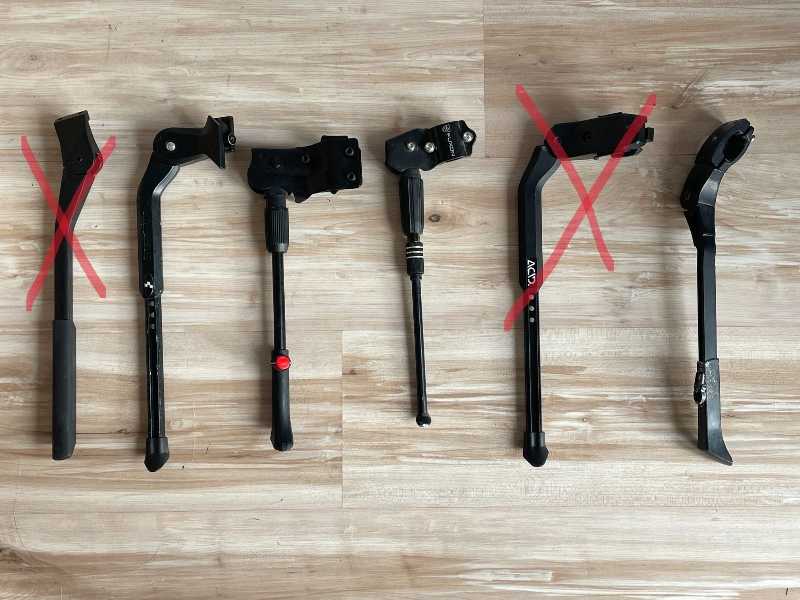 Подножки для велосипеда разные.