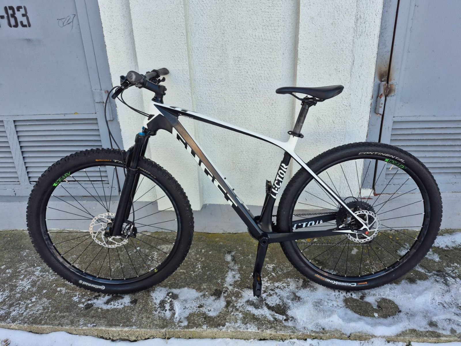 Карбоновый велосипед GHOST LECTOR WCR, на осях, Deore XT,рама L.