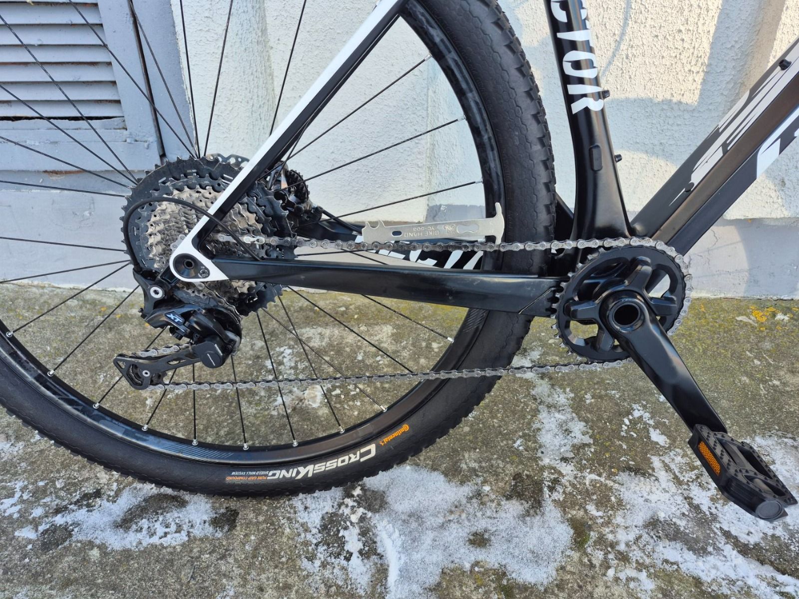 Карбоновый велосипед GHOST LECTOR WCR, на осях, Deore XT,рама L.