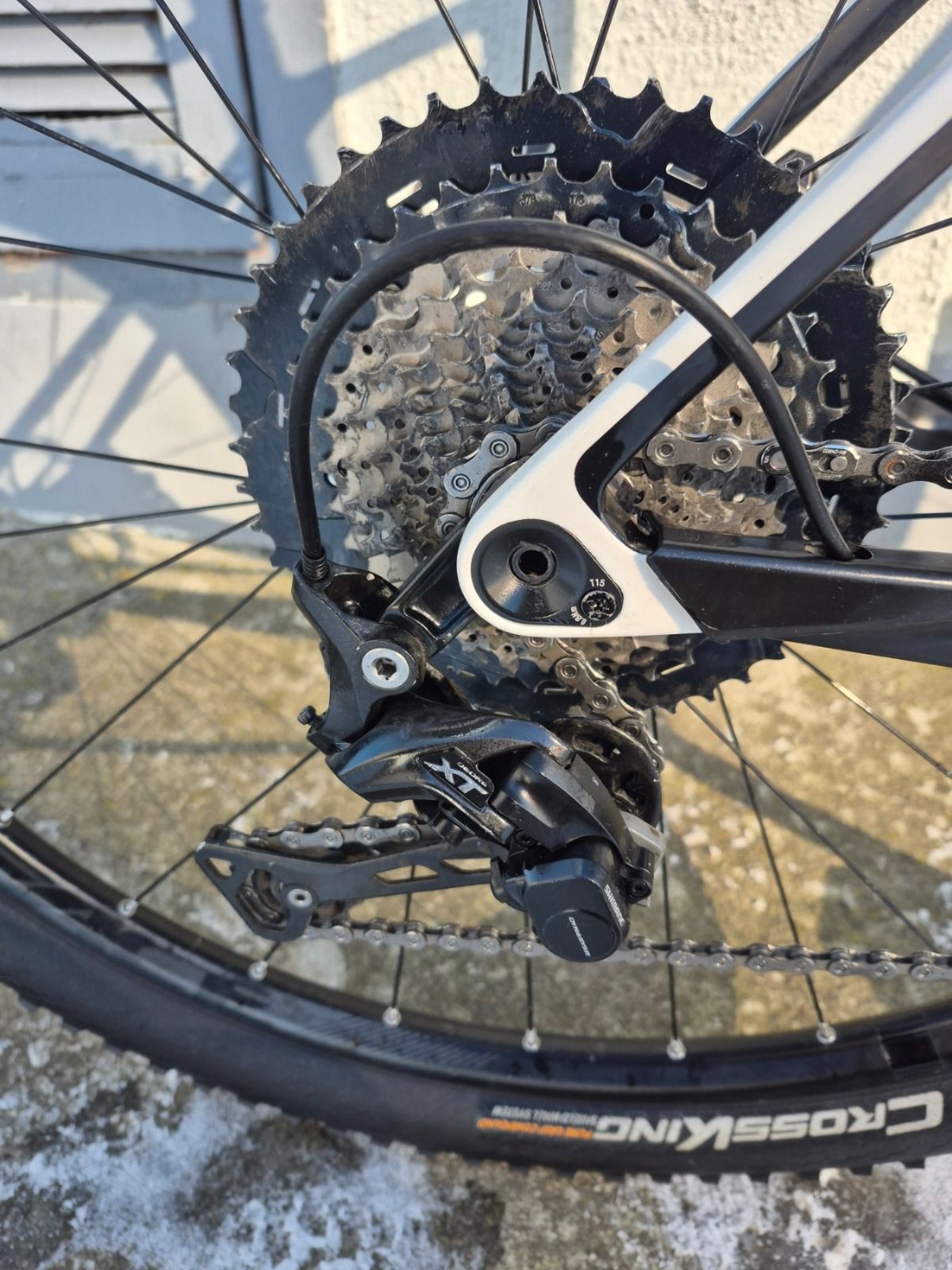 Карбоновый велосипед GHOST LECTOR WCR, на осях, Deore XT,рама L.