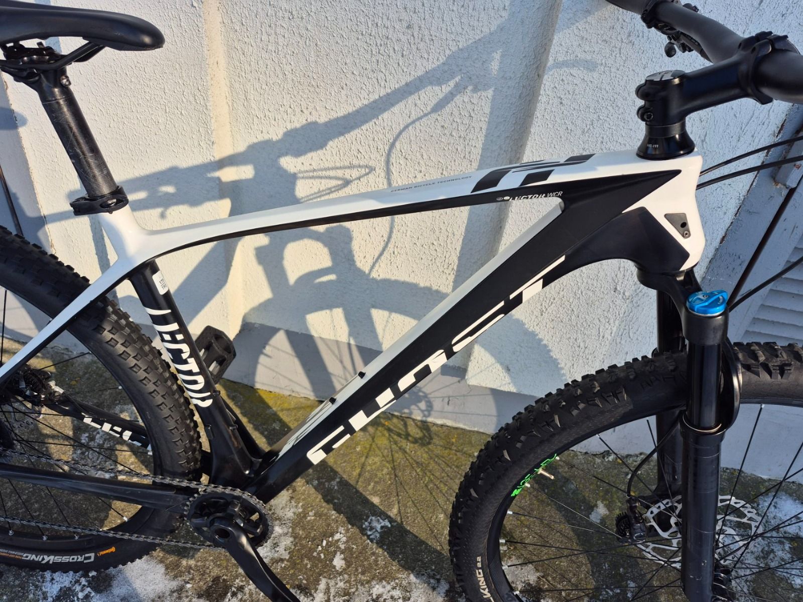 Карбоновый велосипед GHOST LECTOR WCR, на осях, Deore XT,рама L.