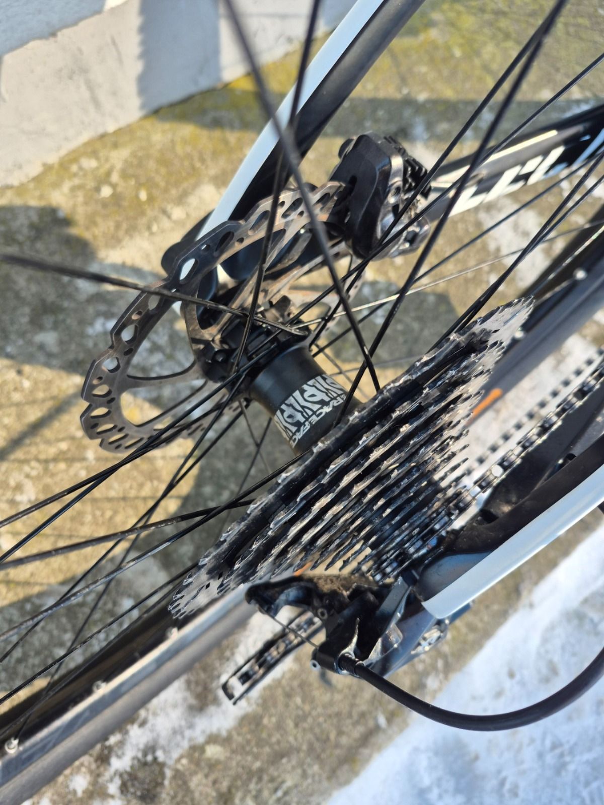 Карбоновый велосипед GHOST LECTOR WCR, на осях, Deore XT,рама L.