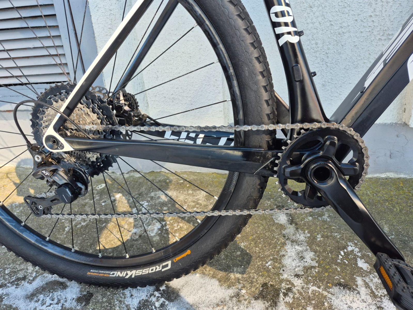 Карбоновый велосипед GHOST LECTOR WCR, на осях, Deore XT,рама L.