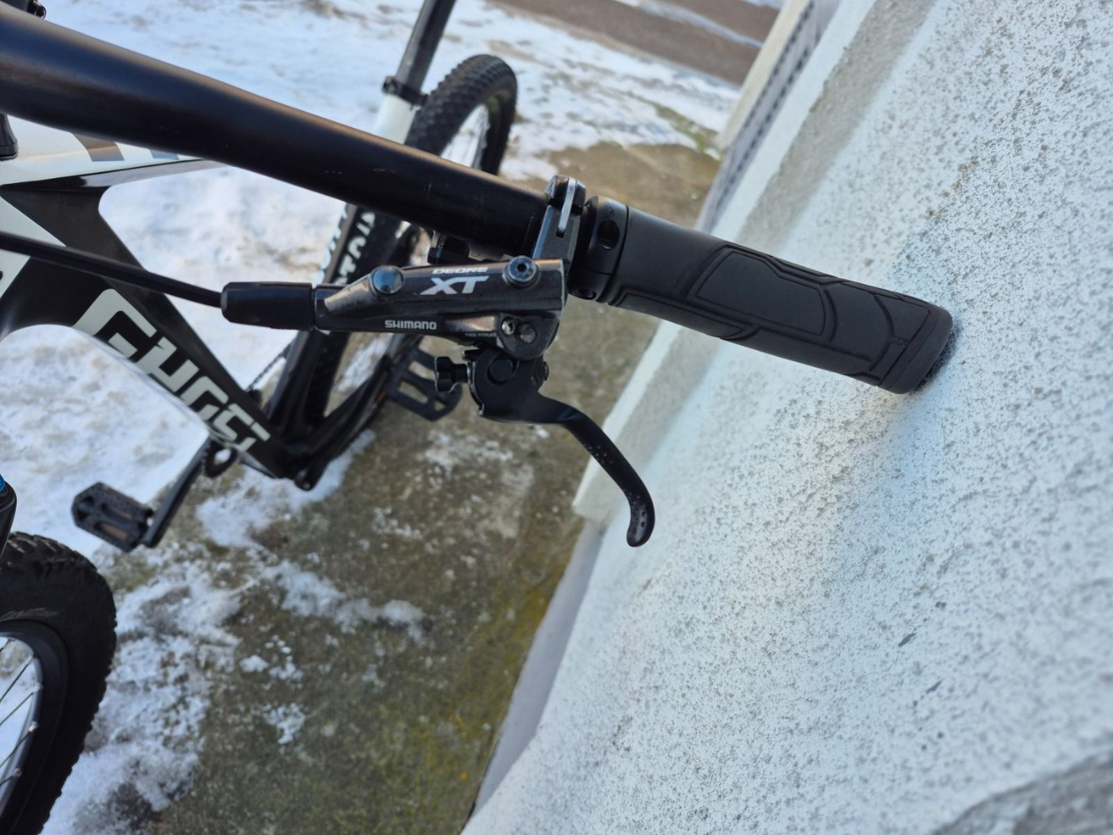 Карбоновый велосипед GHOST LECTOR WCR, на осях, Deore XT,рама L.