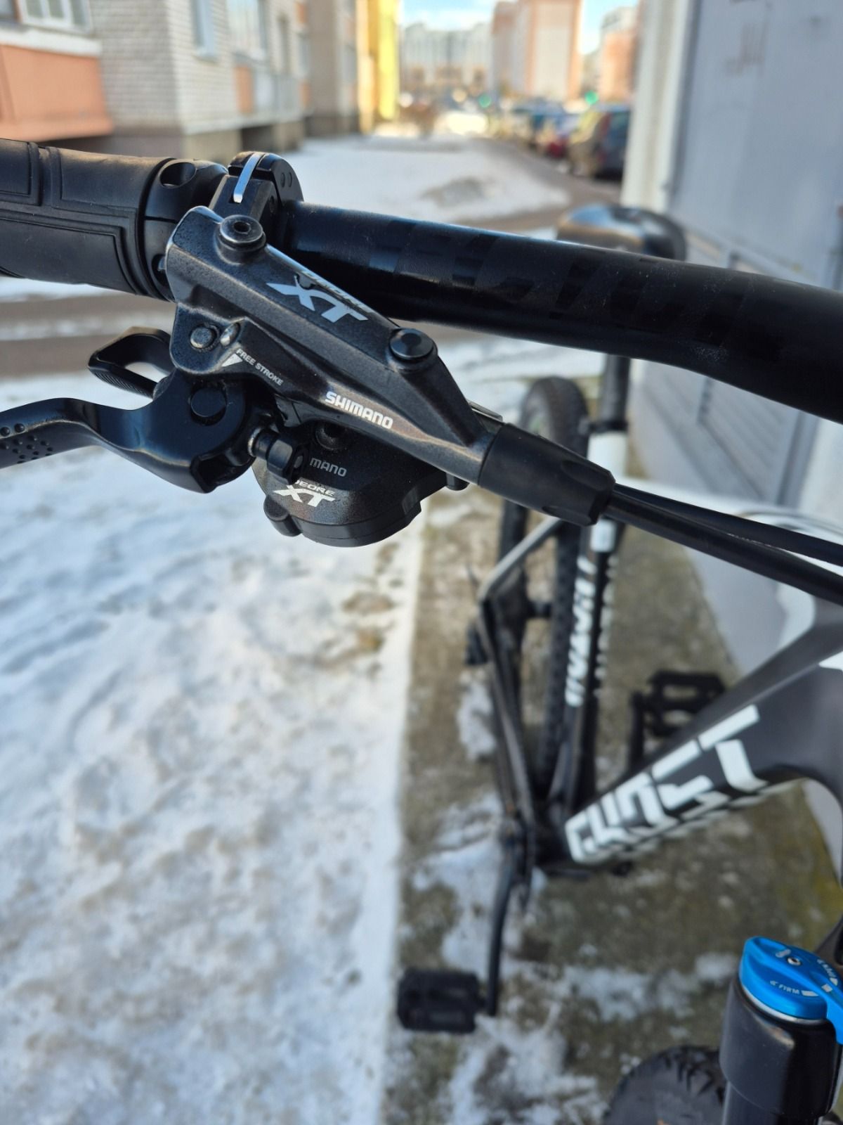 Карбоновый велосипед GHOST LECTOR WCR, на осях, Deore XT,рама L.