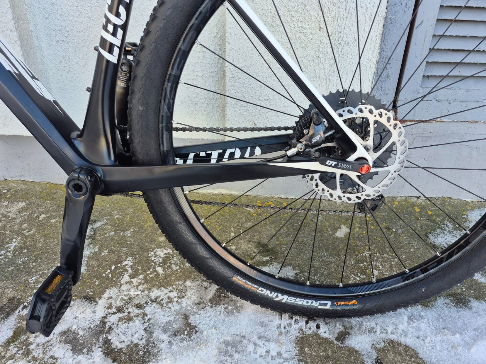 Карбоновый велосипед GHOST LECTOR WCR, на осях, Deore XT,рама L.