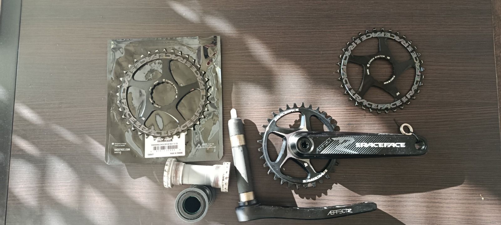 Новые шатуны raceface aeffect r 175mm + любая звезда rf