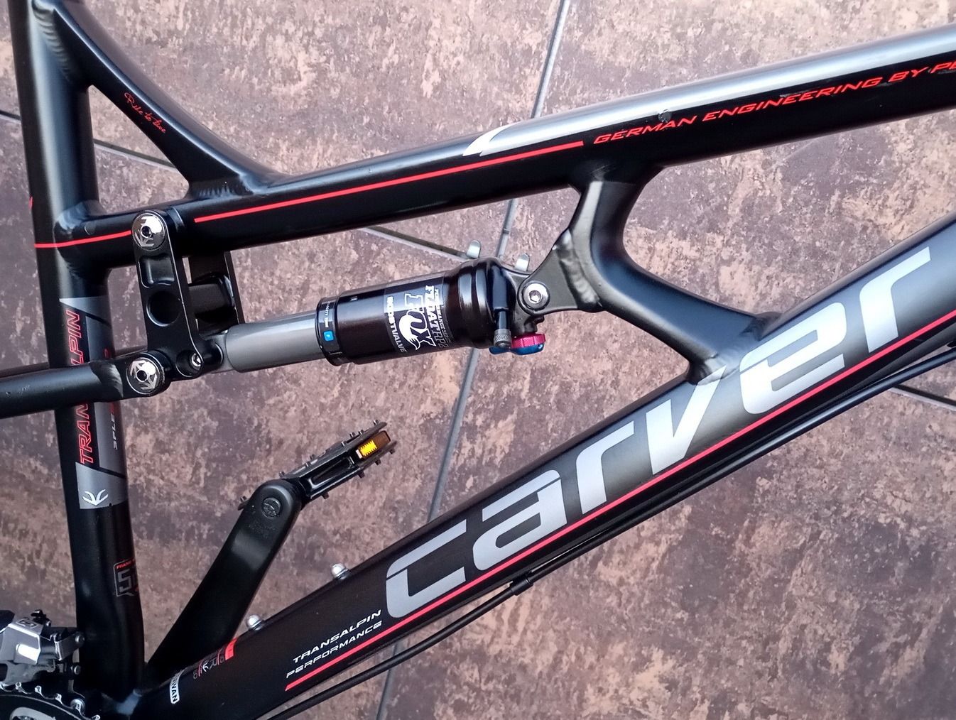 Велосипед двухподвес Carver Transalpin120