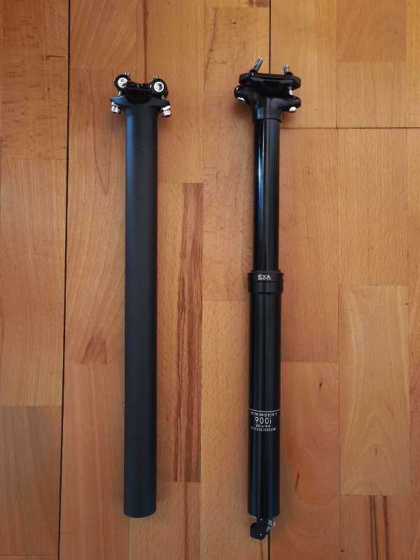 Новый карбоновый подседельный штырь 31.6 х 400мм