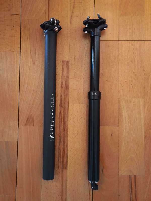 Новый карбоновый подседельный штырь 31.6 х 400мм