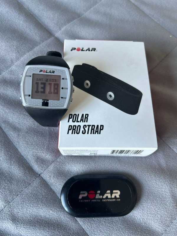 Пульсометр Polar FT4 з нагрудным раменьчыкам Polar Pro (M-XXL) і сэнсарам H1