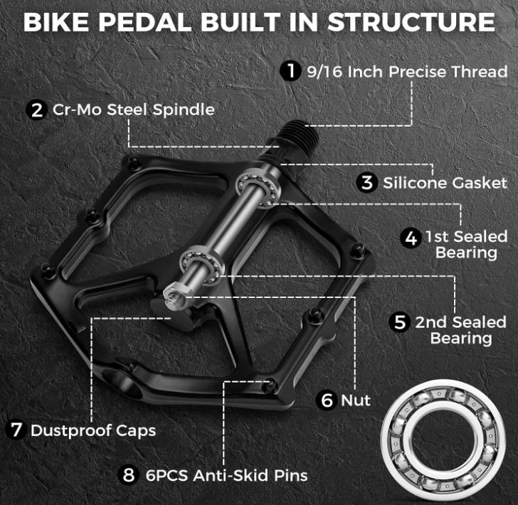 педали алюминий Hapleby Premium