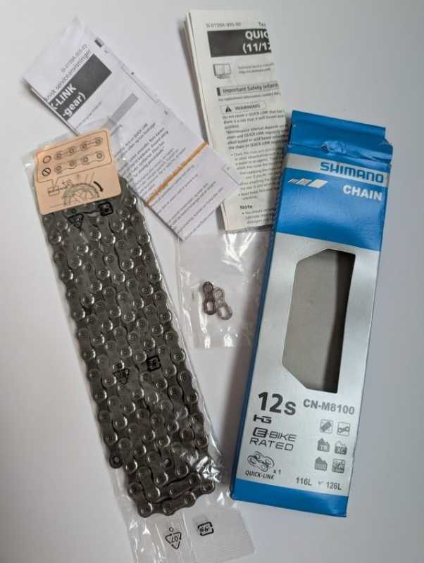 Цепь Shimano 12ск XT M8100