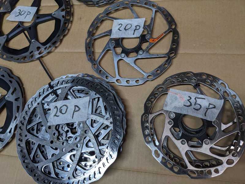 Много роторов shimano и других