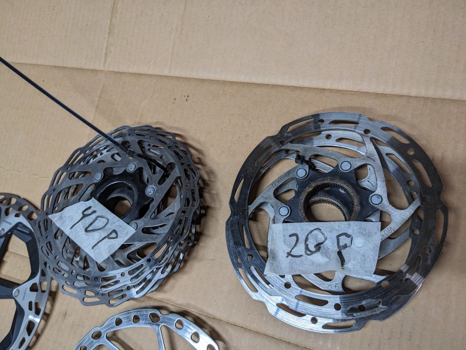 Много роторов shimano и других