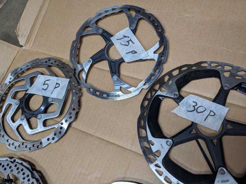 Много роторов shimano и других