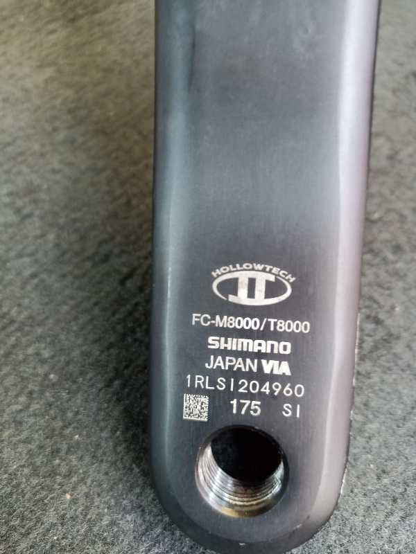 Шатуны со звездами Shimano XT FC-M8000