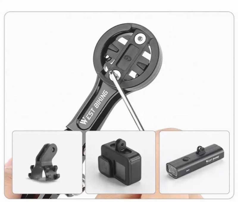 Крепление для велокомпьютера West Biking под руль