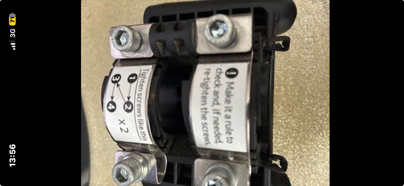 Крепление детского велокресла на подседельный