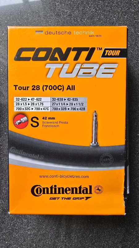 Камеры Continental 28 (700C) 42 mm presta