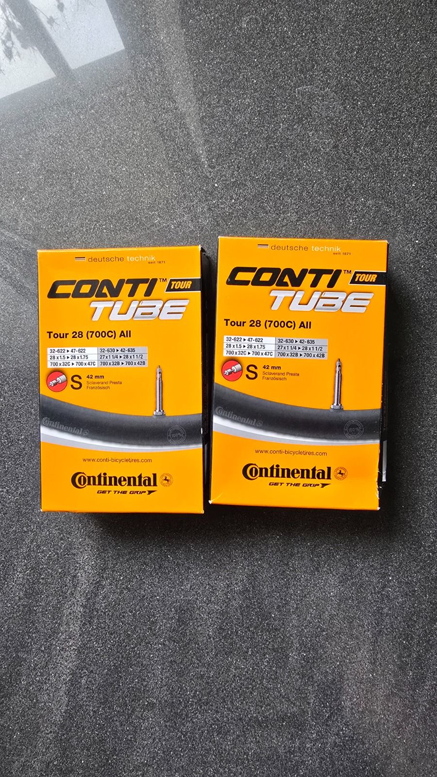 Камеры Continental 28 (700C) 42 mm presta