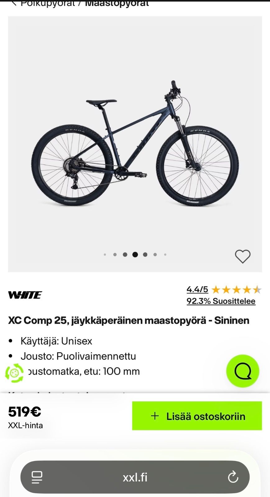 White XC comp Швеция новый