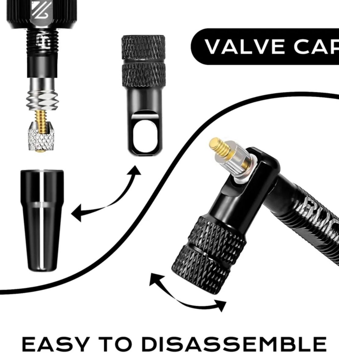 Новые ниппеля для бескамерных шин 44 мм