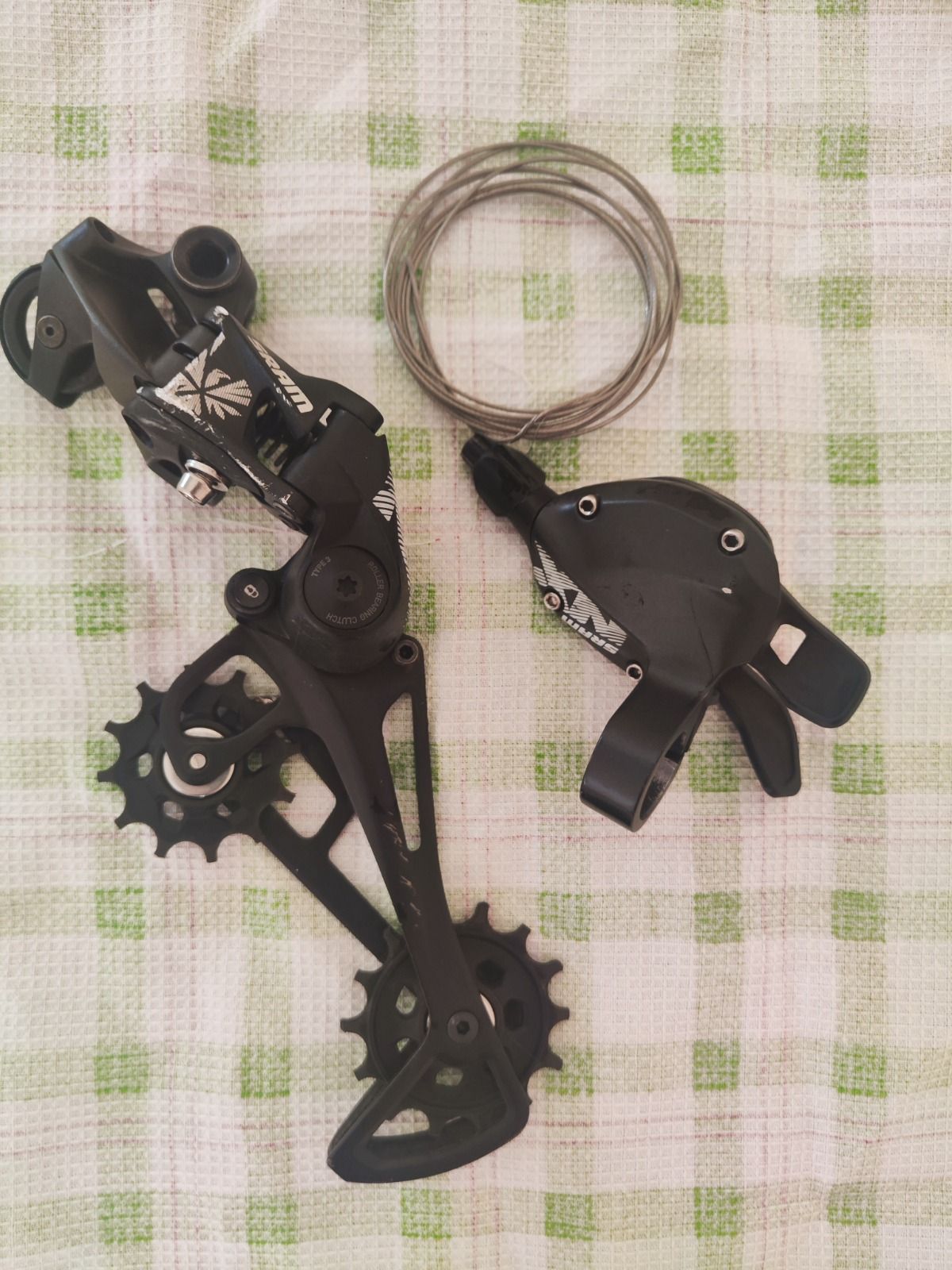 Манетка + переключатель sram nx 12 скоростей