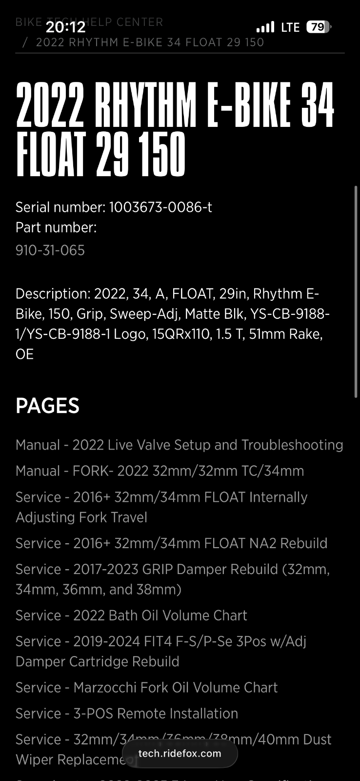 Fox 34 rhythm 27,5+/29