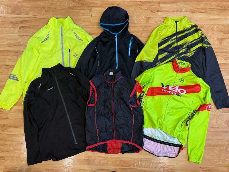 Велокуртка, веложилетка, велодождевик M-XL