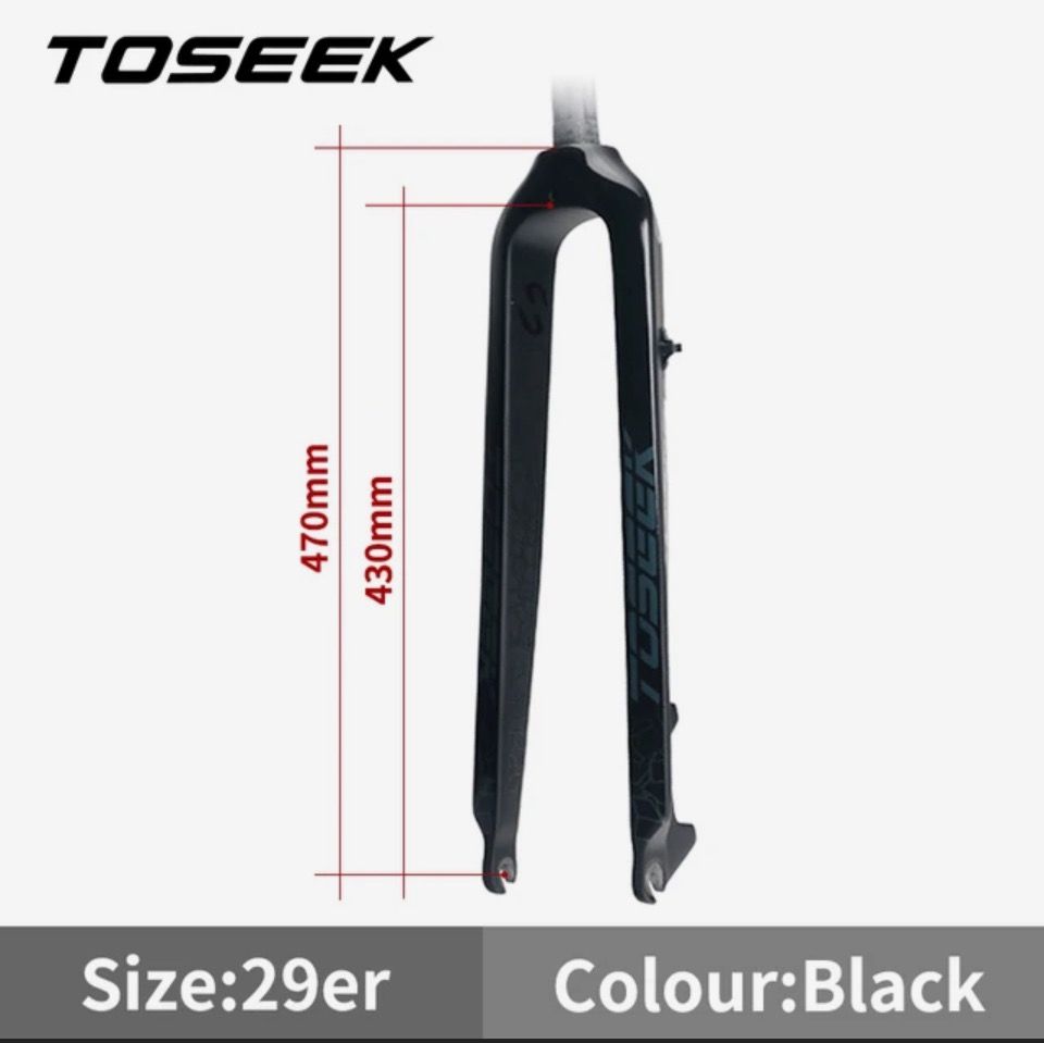Вилка карбоновая 29’’ TOSEEK T800