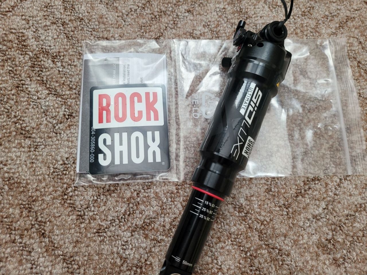 Новый RockShox SidLuxe Ultimate 3P, 2023, 210x50 + есть Twistloc на 2 и 3 позиции!