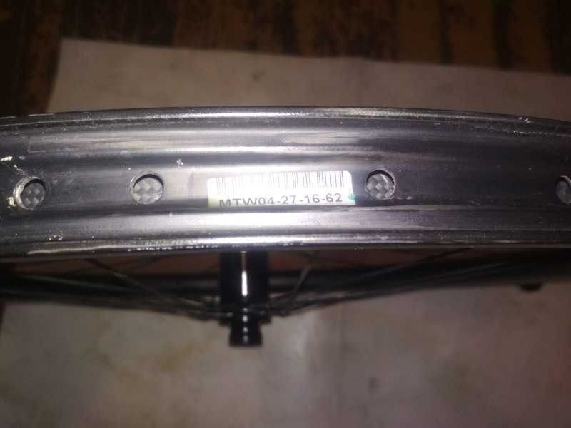 Speedsafe карбон колесо 27.5 перед ось 20 мм