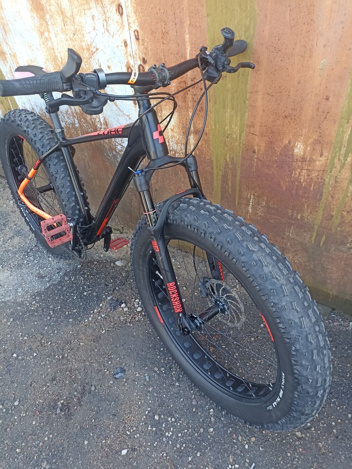 Фэтбайк cube nutrial 26x4.8