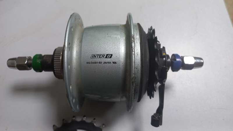 Планетарная втулка Shimano Nexus 8, 8 скоростей, под дисковый тормоз