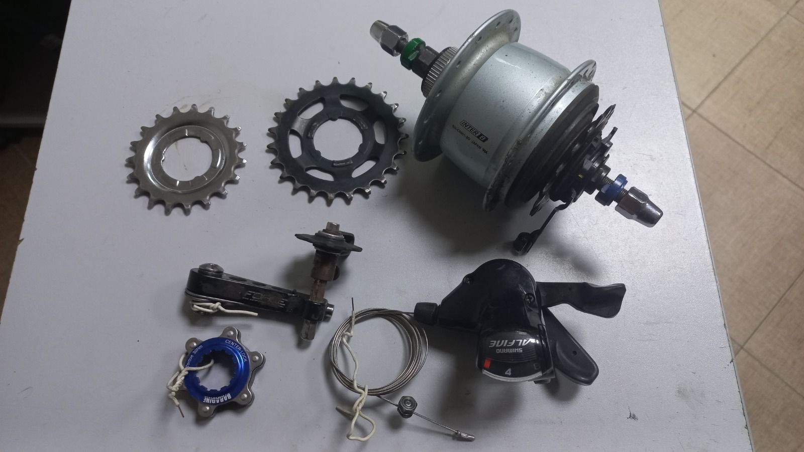 Планетарная втулка Shimano Nexus 8, 8 скоростей, под дисковый тормоз