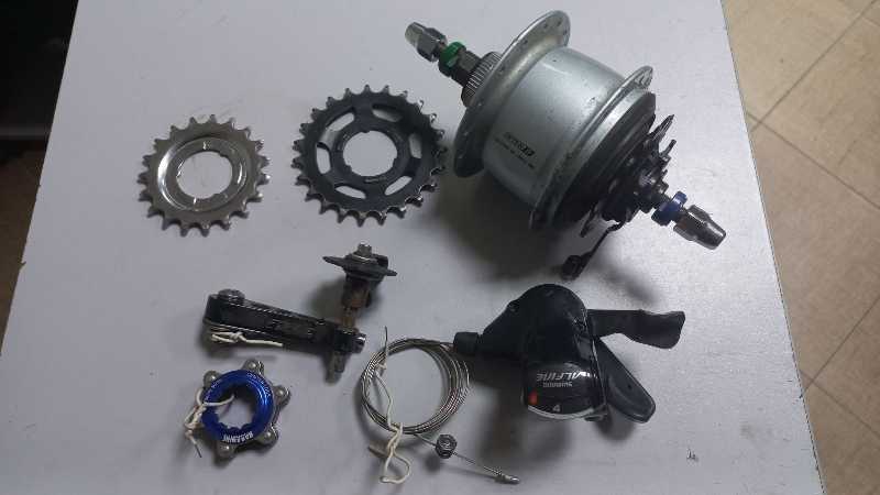 Планетарная втулка Shimano Nexus 8, 8 скоростей, под дисковый тормоз