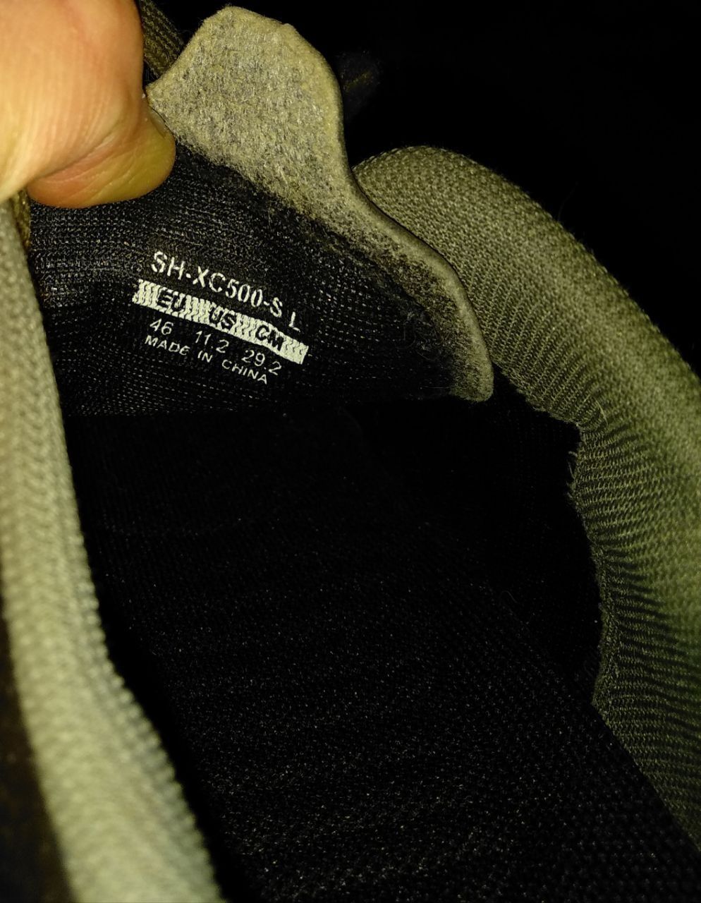 Контактные велотуфли shimano sh-xc500