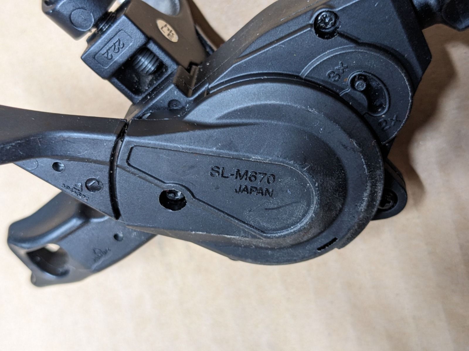 Манетка slx и переключатель deore xt