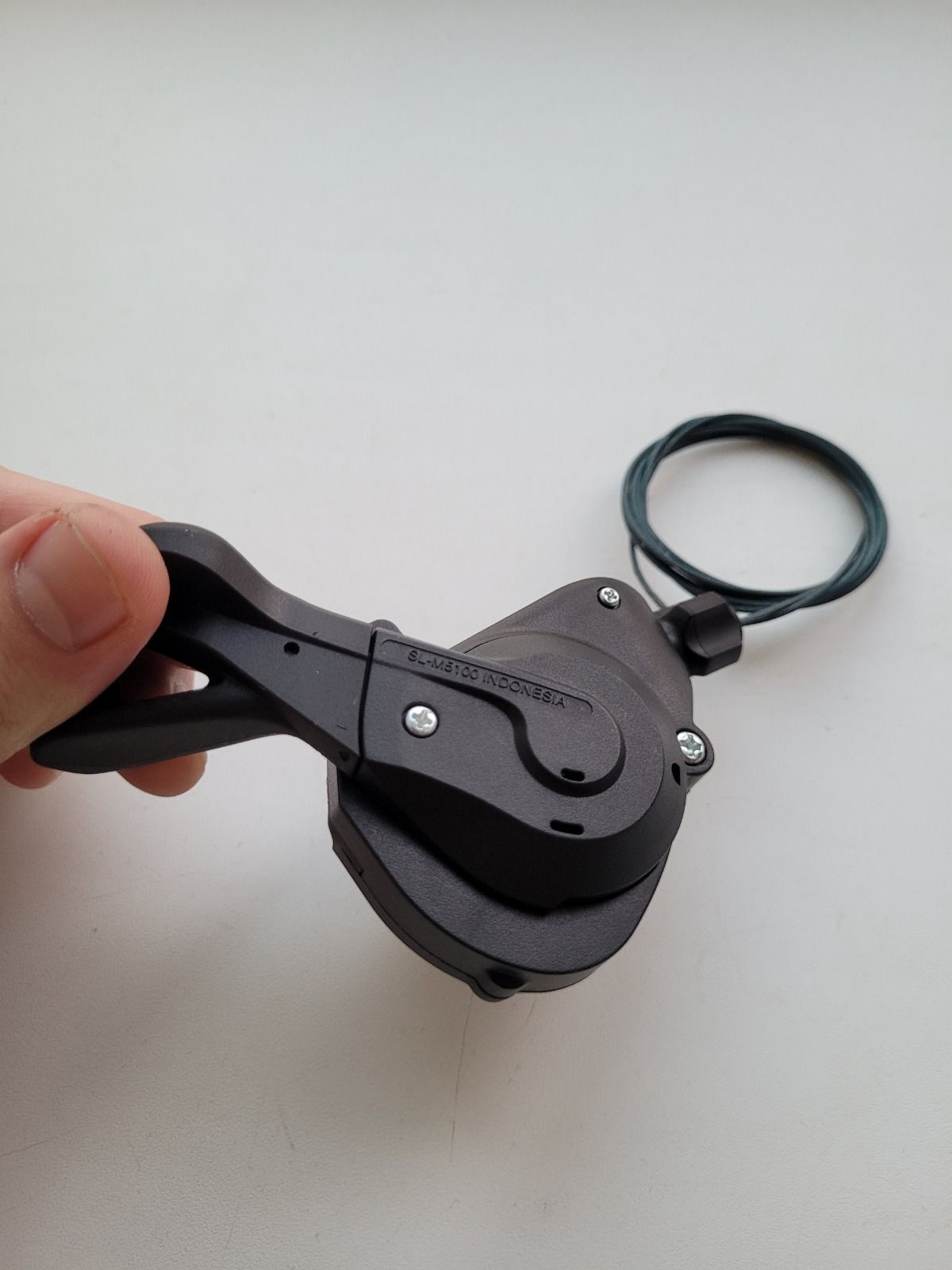 Манетка левая Shimano Deore SL-M5100-L, 2 скорости