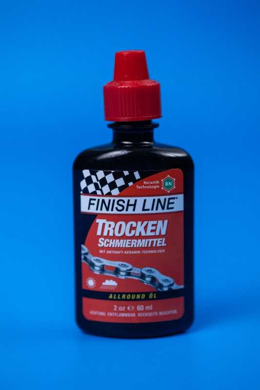 Смазка Finish Line Dry и Wet (красная и зелёная), для сухой и влажной погоды, 60 / 120мл