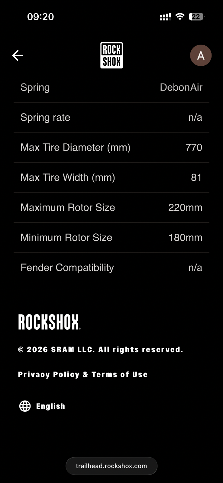 Rockshox yari 29”